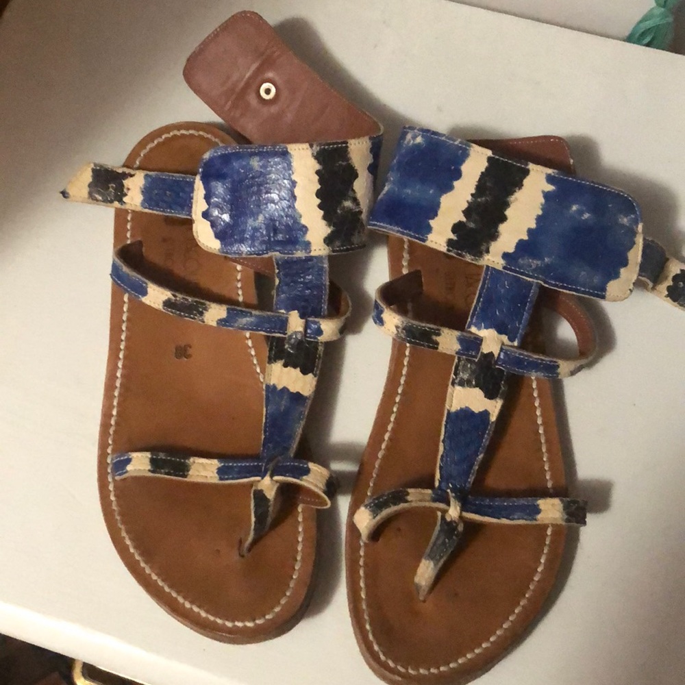 K.Jacques ankle strap sandals